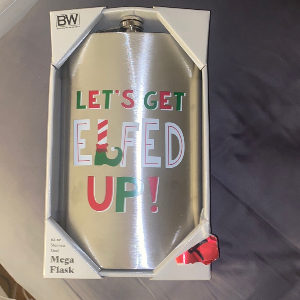 Let’s get wolfed up large mega flask. 64oz